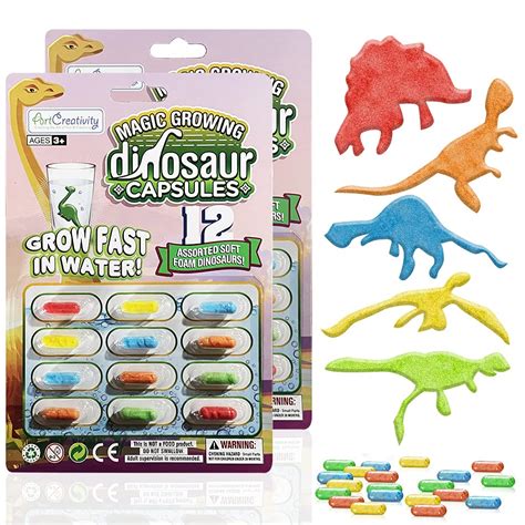 Magic grow capsules dinosaurs